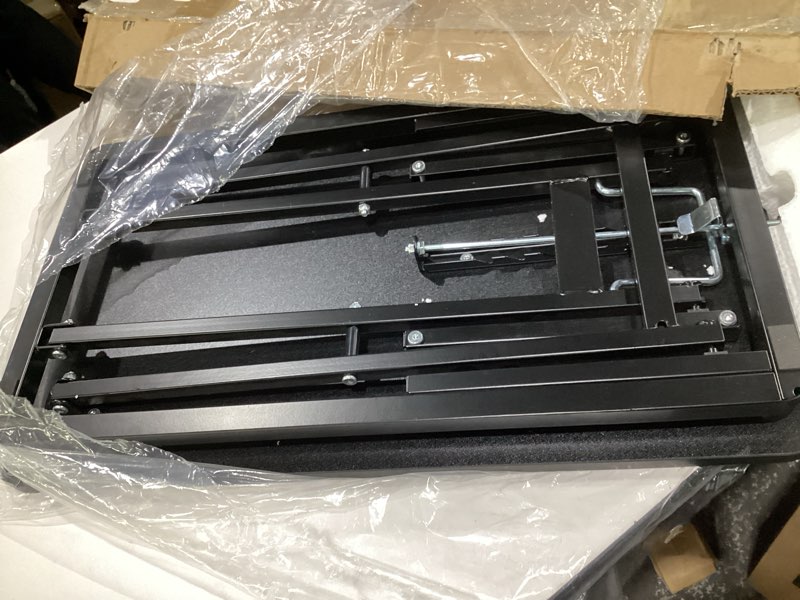 Condition photo showing Good Condition for Decoholic Single 24 inch Scissors Lift Keyboard and Mouse Riser, Height Adjustable Standing Desk Converter for Ergonomic Sit Stand Workstations?suitable to hold large/small items (24inch, Black)