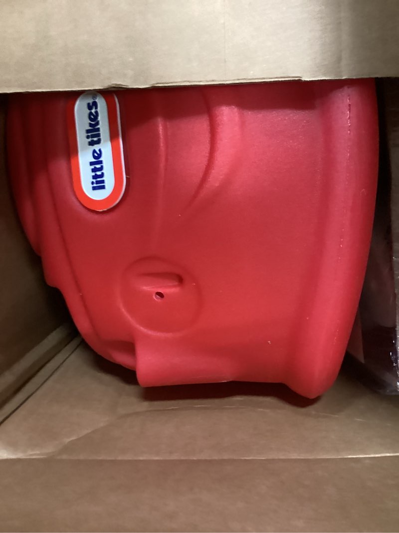 Condition photo showing As Is for Little Tikes Ladybug Cozy Coupe Ride-On Car - Amazon Exclusive (Multi color), 91cmx75cmx42cm