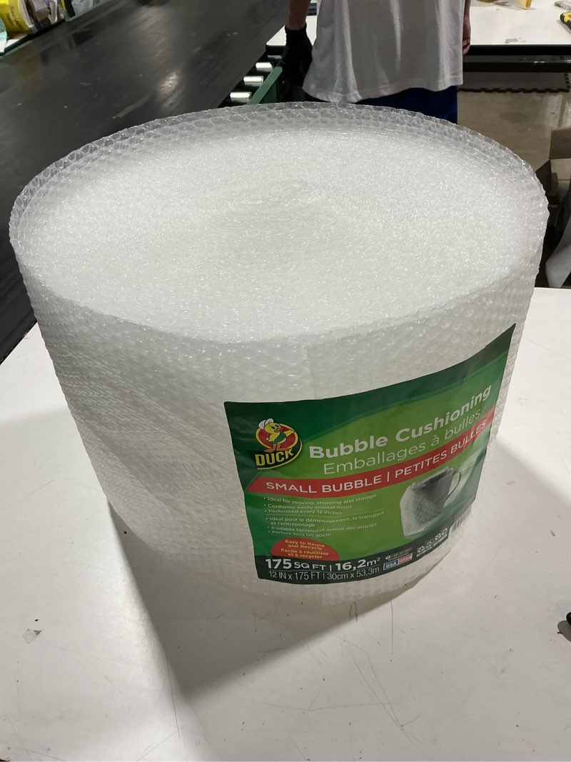 Condition photo showing Good Condition for duck 12 in. w x 175 ft. l bubble wrap 1 pk