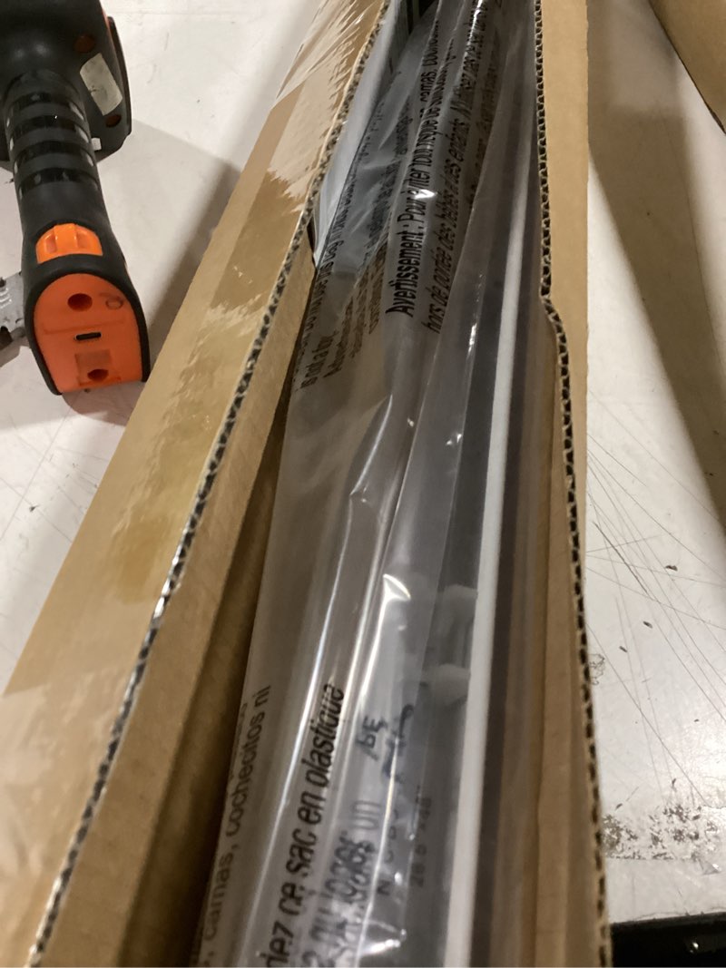 Condition photo showing As Is for lazblinds cordless cellular shades, no tools no drill blackout honeycomb shades pleated blinds for windows, 26.5'' w x 48'' h, silver white blackout-silver white 26 1/2'' w x 48'' h