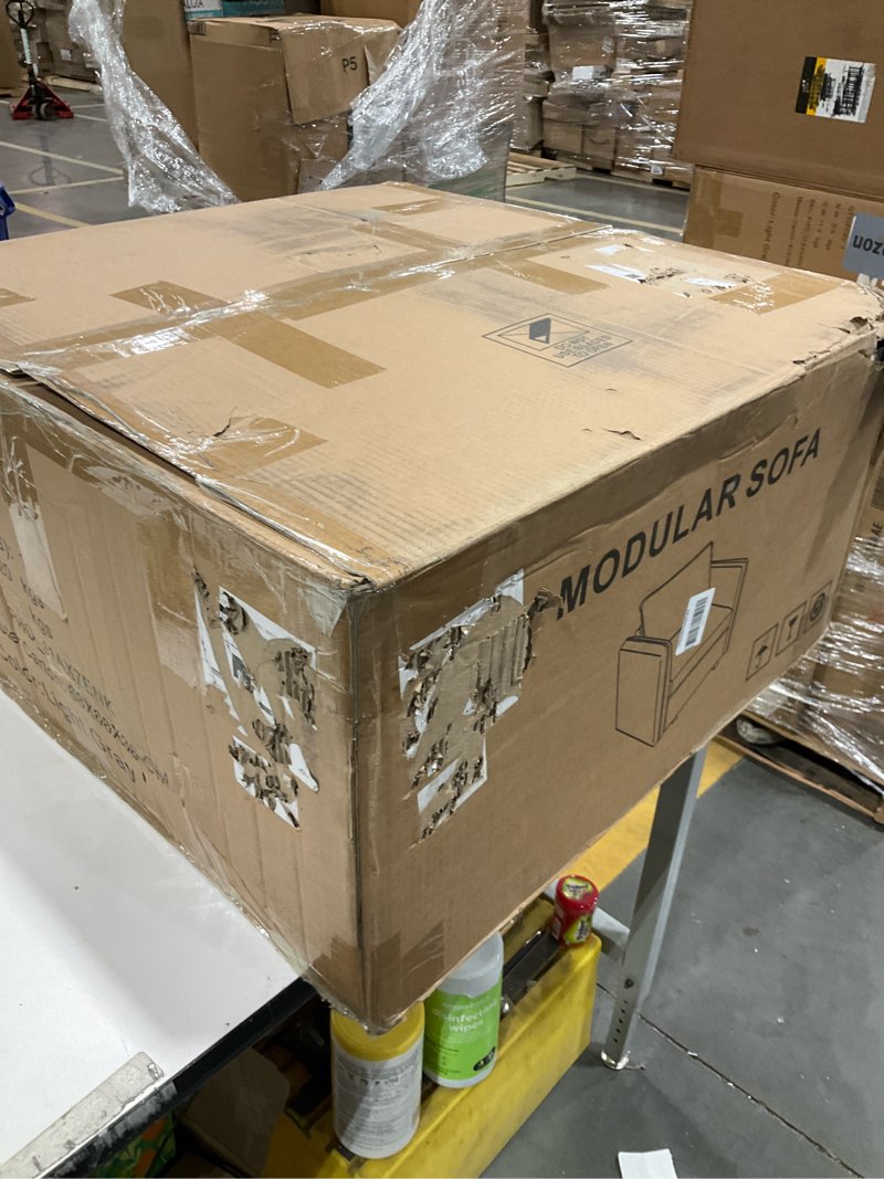 Condition photo showing Good Condition for IDEALHOUSE Sectional Sofa with Storage Seat, 9 Seat U Shaped Couches for Living Room - Velveteen Fab