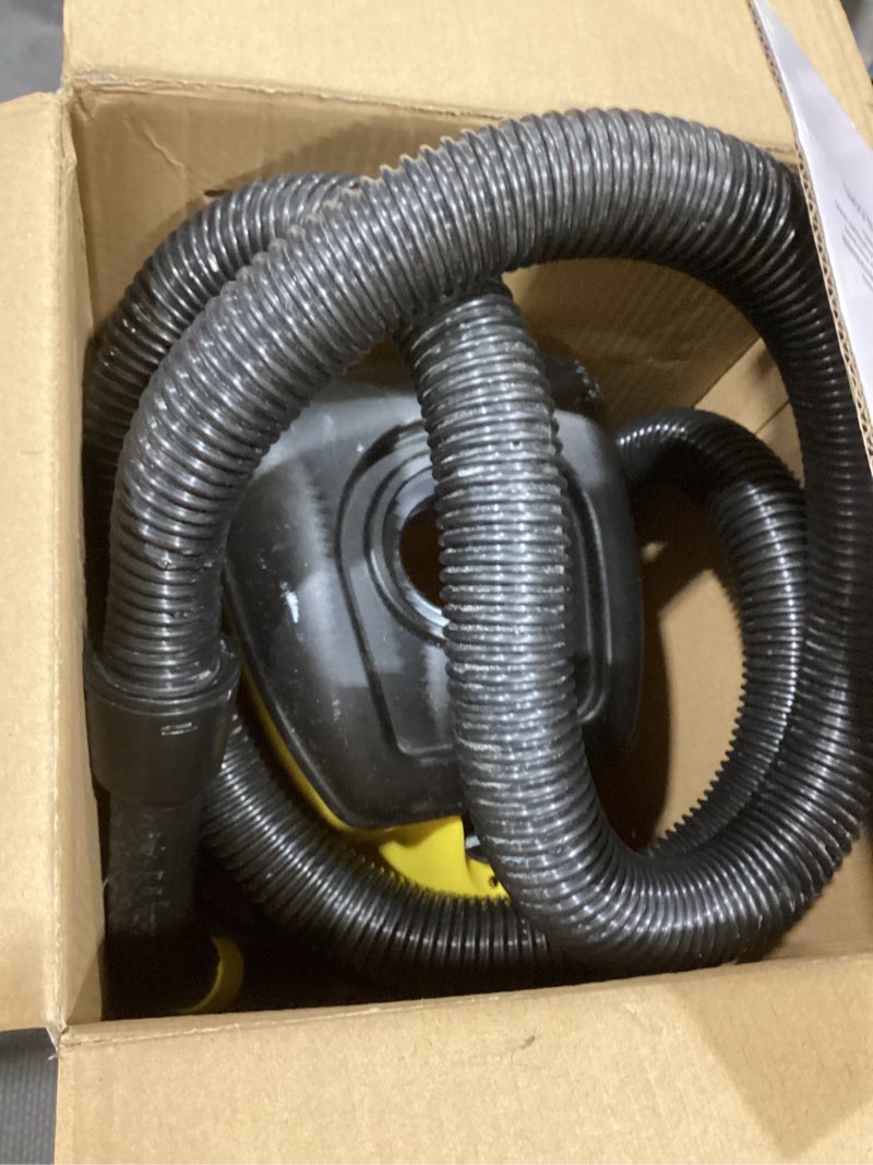 Condition photo showing As Is for eureka 3670m canister cleaner, lightweight powerful vacuum for carpets and hard floors, w/ 5bags,yellow yellow 3670m with 5 bags