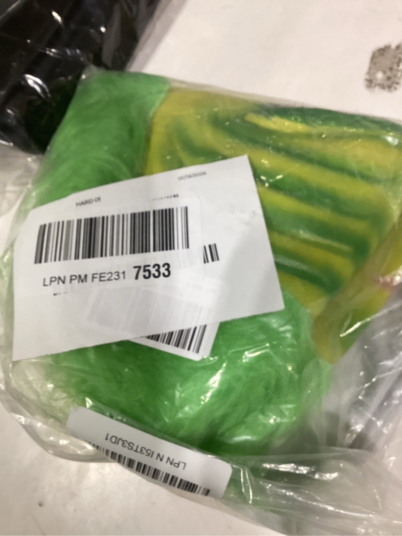 Condition photo showing Good Condition for Beita Christmas Deluxe Latex Green Full Head Stole Christmas Mask-a