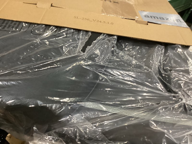 Condition photo showing As Is for Snailax Shiatsu Massage Cushion with Heat Massage Chair Pad Kneading Back Massager for Pain Relief Deep Tissue 3D Roller Travel Up/Down to Relax Tense Muscle, Office Home Use Gray and Black