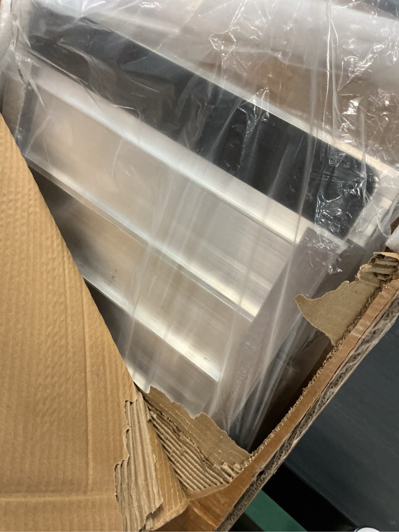 Condition photo showing Good Condition for VNN Portable Wheelchair Ramp 4FT, Non-Slip Aluminum Ramps for Wheelchairs for Home, Handicap Wheelchair Ramps for Home Steps, Aluminum Loading Dock Plates, Doorways Aluminum 4FT (Usable height 4-12 inch)