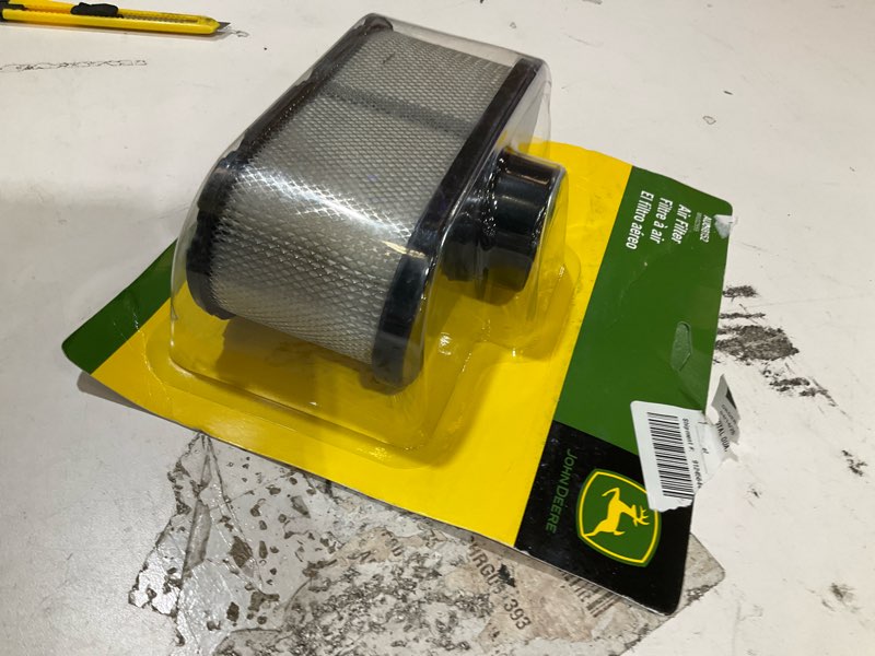Condition photo showing As Is for air filter