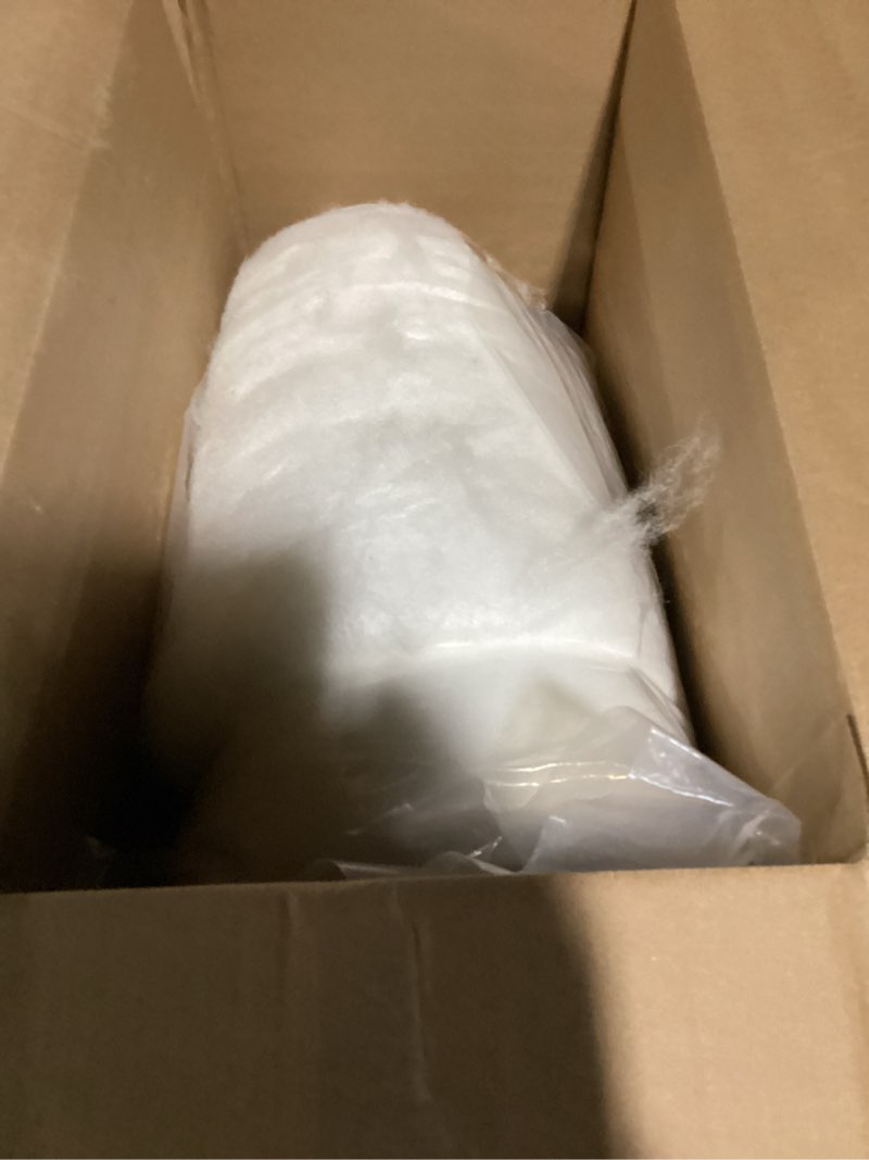 Condition photo showing As Is for (similar to) hometex canada pillow stuffing 5 lb bag 100% high-loft polyester stuffing fiber fill