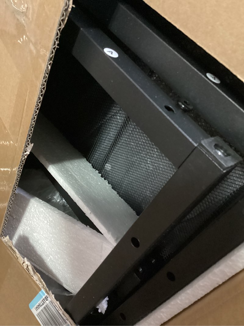 Condition photo showing Good Condition for Metal Shoe Rack,Large 8 Tier Shoe Organizer, Heavy Duty Metal 4-Tier Stackable Shoe Storage Vertical Shoe Rack for Closet Front Door,Entrance,Entryway,Garage,Up to 50 Pairs,Black Black 8 Tier