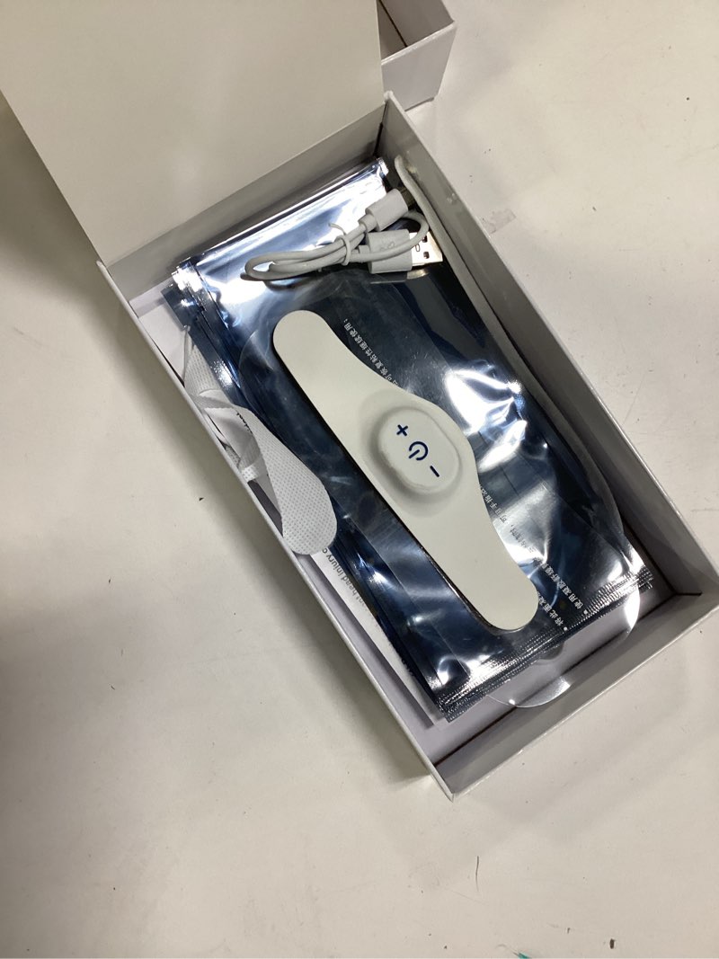 Condition photo showing As Is for Electric Headache Migraine Relief Head Massager Rechargeable TENS Units Digital Pain Relieve Device Head Cap Prophylactic Treatment for Migraine Headband for Deep Relaxation and Stress Relief