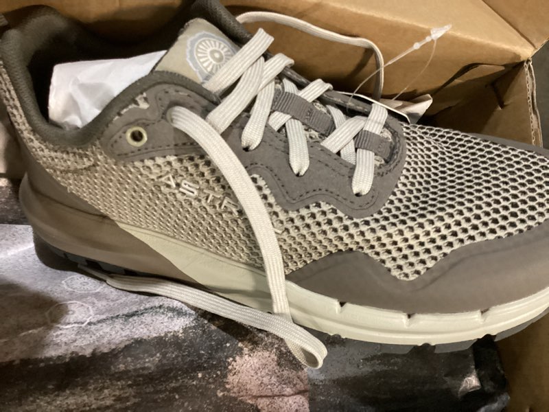 Condition photo showing New/Like New for astral tr1 mesh 2.0 hiking shoes - men's & women's lightweight, breathable trail & water shoes for hiking & backpacking 6.5 women/5.5 men soil taupe