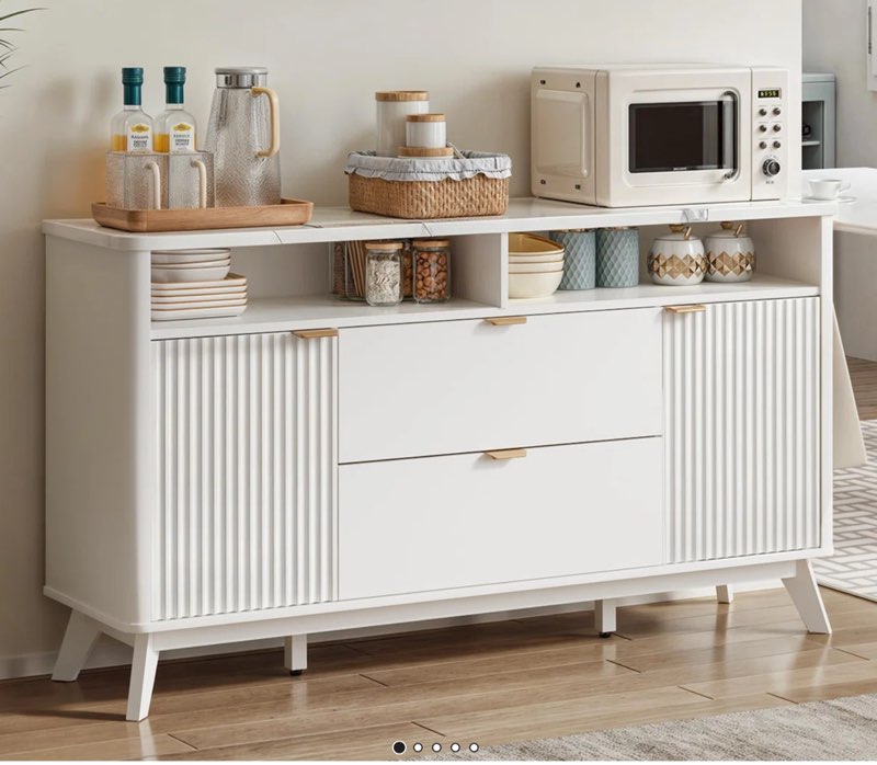 55\" Sideboard Buffet Cabinet With Storage INCOMPLETE 