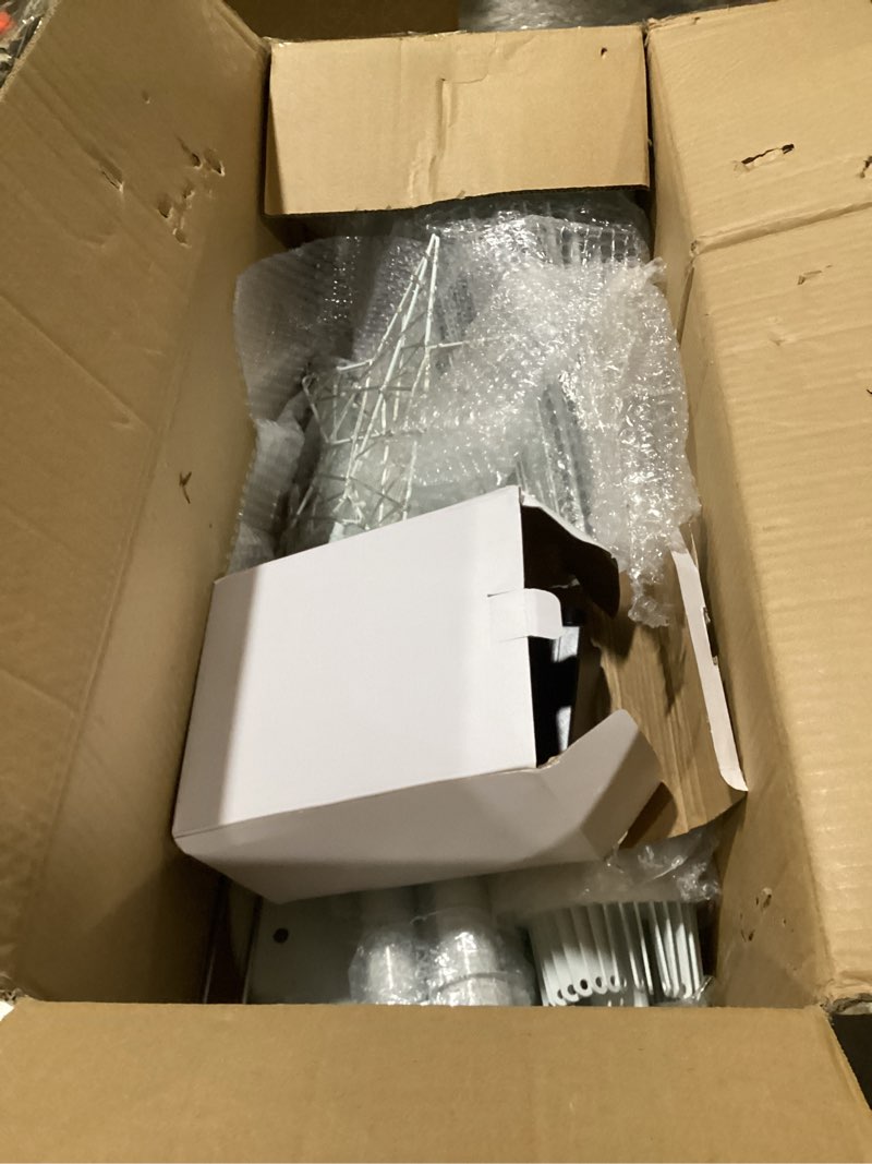 Condition photo showing As Is for Outdoor Christmas Cone Tree Light, 12 Feet 1070 LEDs Outdoor Lightshow with Star Topper, Artificial Christmas Tree for Yard Square Plaza Christmas Decorations, Warm White Warm White 12 FT 1070 LEDs