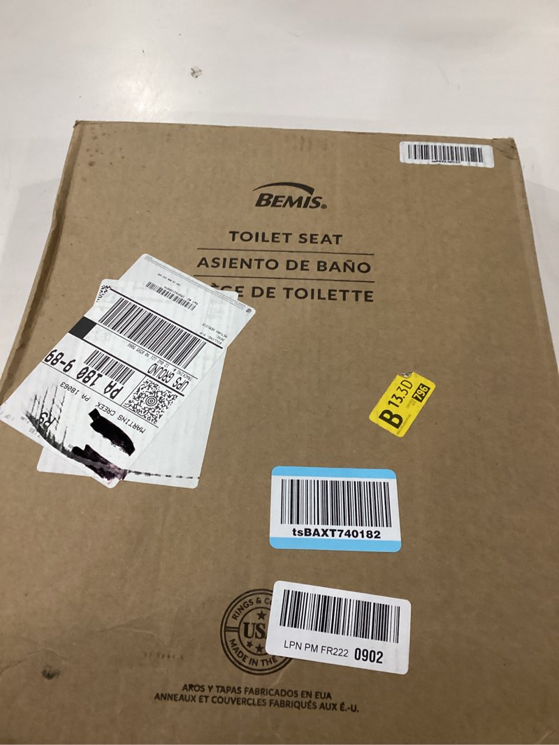 Condition photo showing New/Like New for Bemis 500EC 146 Toilet Seat, 1 Pack Round, Almond