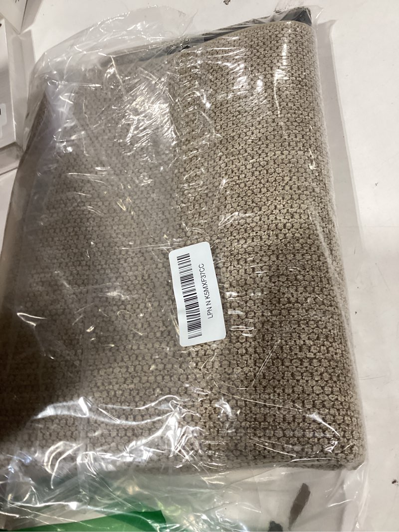 Condition photo showing Good Condition for bath mat,ultra thin bathroom rugs,rubber bath mats for bathroom,no slip bath rugs,quick dry,machine washable,low pile,absorbent,shower outside,sink,home decor accessories.beige,2'x3'(24x36inch) beige 2' x 3' (rectangular)