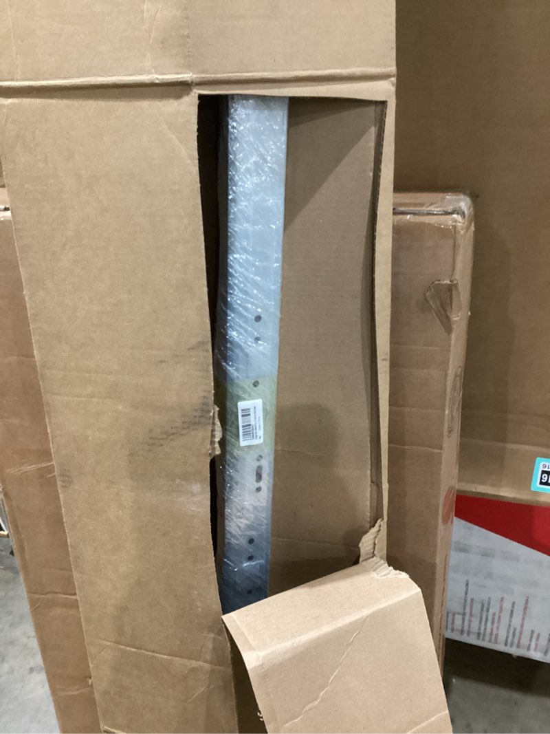 Condition photo showing As Is for Garage Door Vertical Track Replacement, One Set of Left and Right Vertical Bracket for 7 Foot Tall Garage Door, Galvanized Hardware Rails for Residential/Light Commercial Side Tracks for 2inch Roller