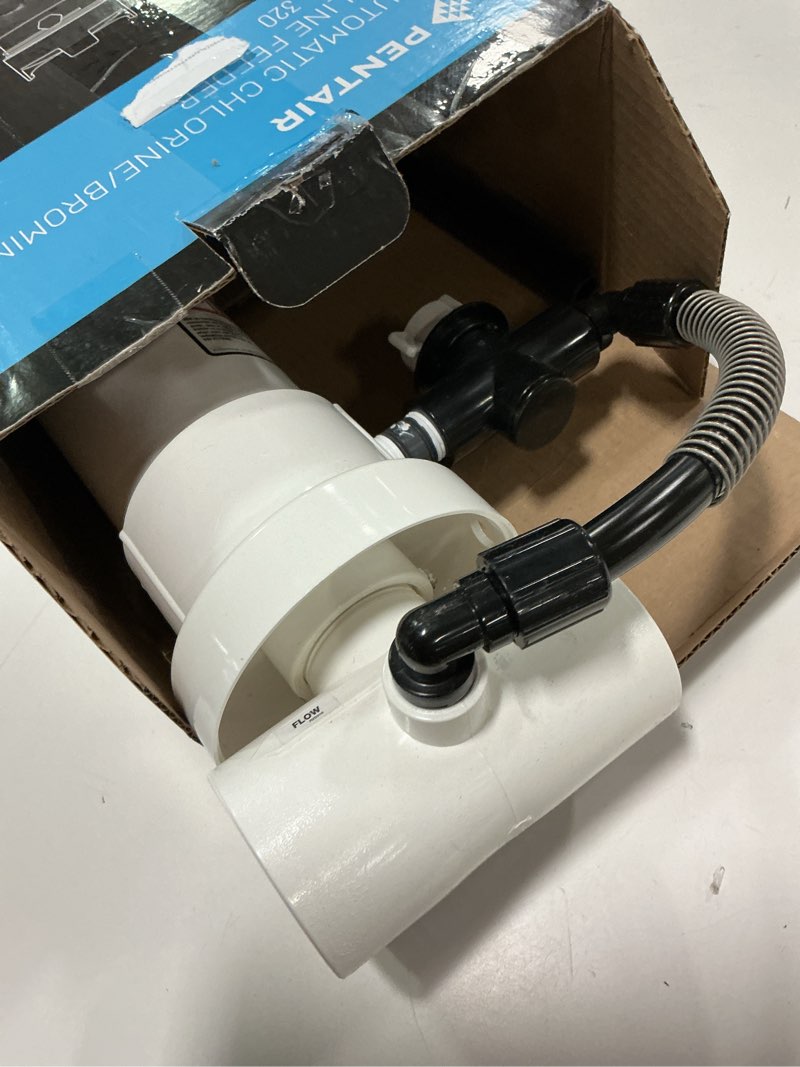 Condition photo showing As Is for Pentair R171096 Rainbow 320 Automatic in-Line Chlorine/Bromine Feeder for Pool and Spa