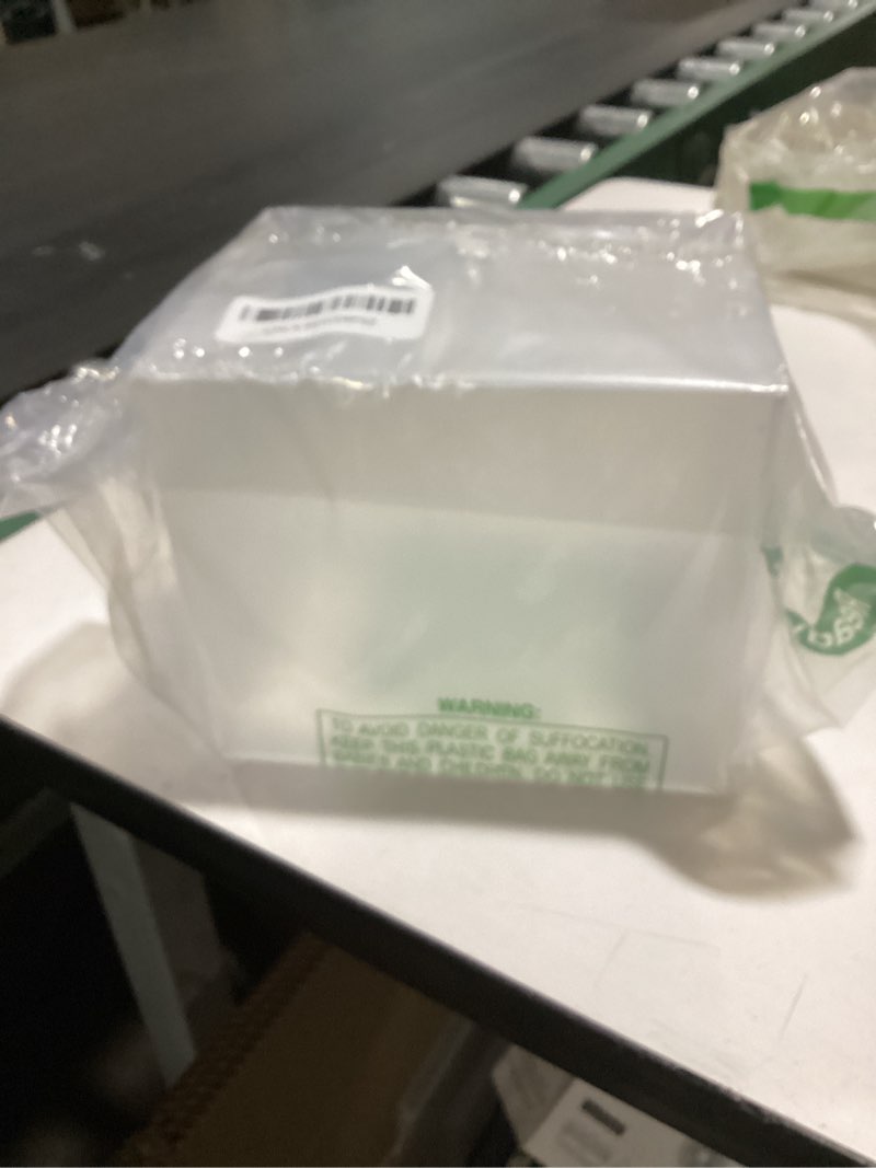 Condition photo showing Good Condition for disposable face towel holder with lid and sticker acrylic face towelettes containers skin towels storage box for bathroom clear 1