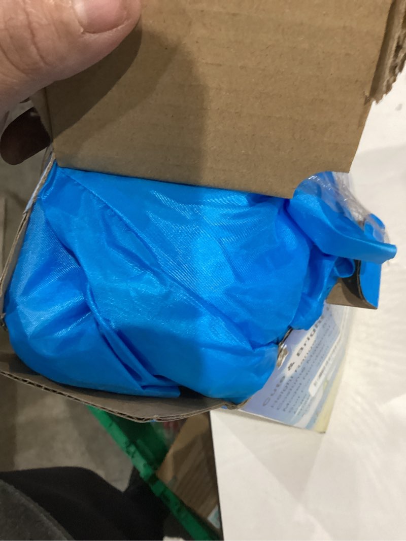 Condition photo showing As Is for Poptrend Adults Inflatable Halloween Costumes Blow Up Shark Costume for Halloween, Birthday Gift Cos Play Party Blue Shark Costume