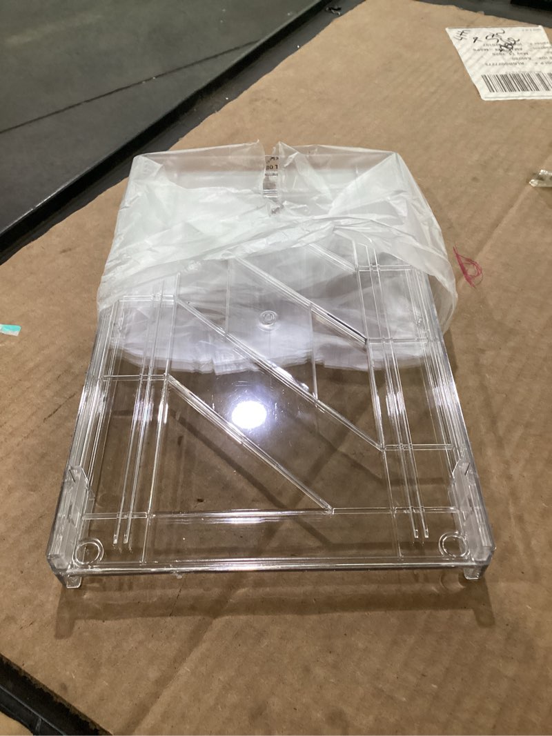 Condition photo showing Good Condition for 6 pack clear stackable storage drawers, 3.95" h easily assemble acrylic organizer bins - multi-use for make up, closet, pantry, bathroom, medicine, kitchen cabinet & undersink organization