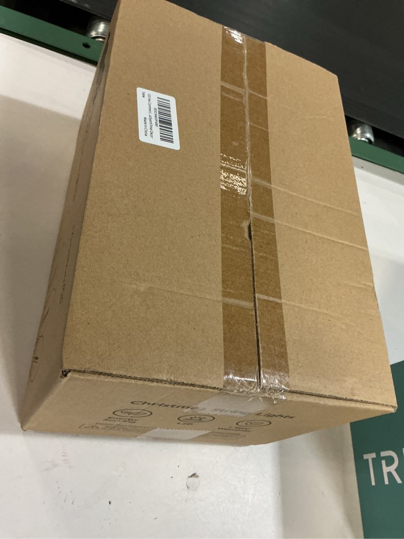 Condition photo showing New/Like New for 100 Feet Commercia Led Outdoor Christmas Lights, Waterproof C9 Christmas String Lights with 100 C9 Strawberry Bulbs Connectable UL Certified for Roofline Patio Holiday Party Backyard Xmas Decor Red and Pure White 100 FT - 100 LED
