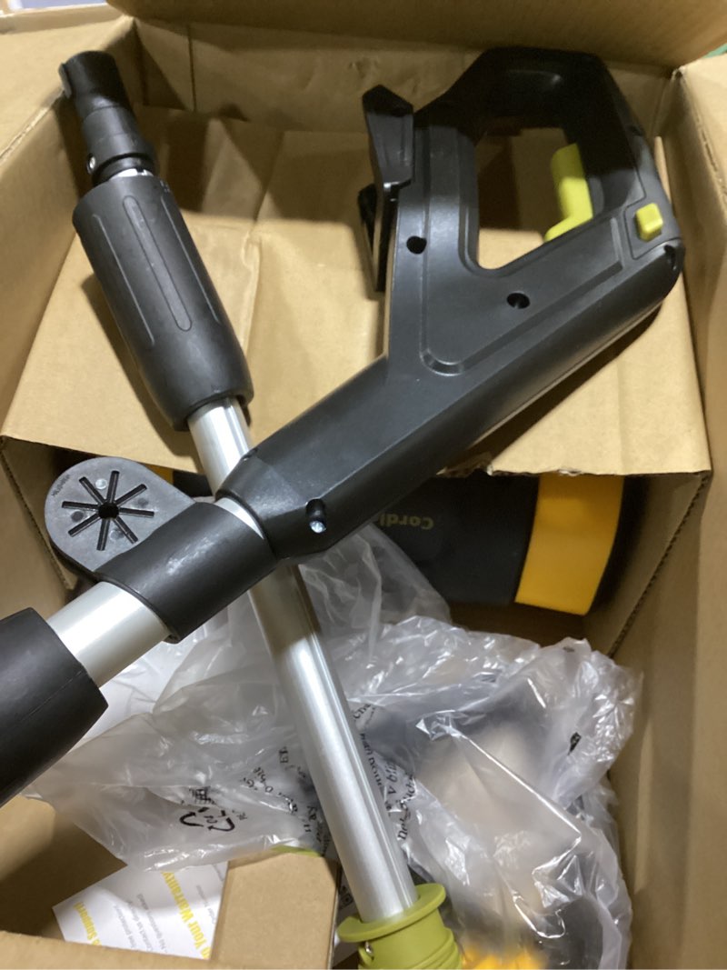 Condition photo showing Good Condition for Cordless Snow Shovel Compatible with DeWalt 20V Battery, 12" Electric Snow Blower with 20FT Max Throw & Adjustable Handle & Safety Switch, Snow Thrower for Driveway, Deck, Patio, Steps (NO Battery) Yellow