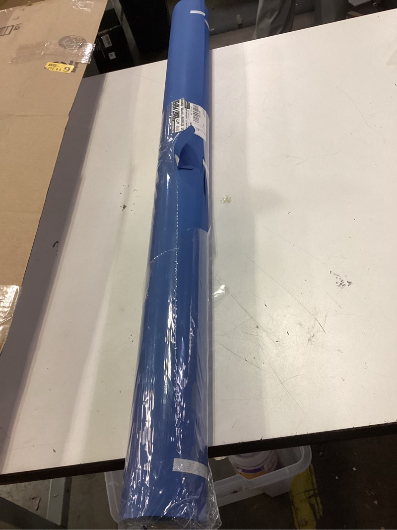 Condition photo showing Good Condition for PerkHomy 36" x 1,440" (120') Blue Kraft Paper Roll for Craft Bulletin Board Paper Art Table Covering Crafting Gift Wrapping Bouquet Packing Parcel 80GSM 55LB (Blue, 36" x 120') Blue 36" Width x 120' Length