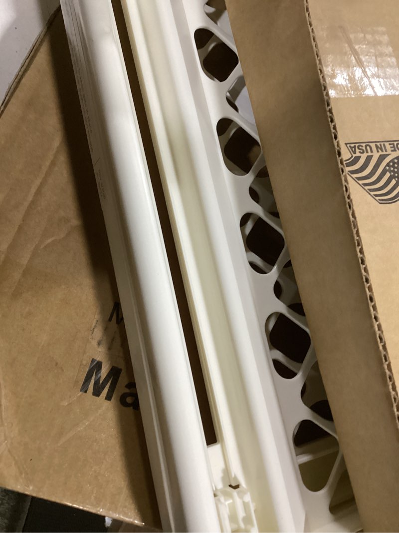 Condition photo showing Good Condition for toddleroo by north states - supergate ergo baby gate: plastic baby gate for stairs & doorways - adjustable indoor safety gate - made in usa - 26 to 42 inches wide - 26 inches tall - ivory