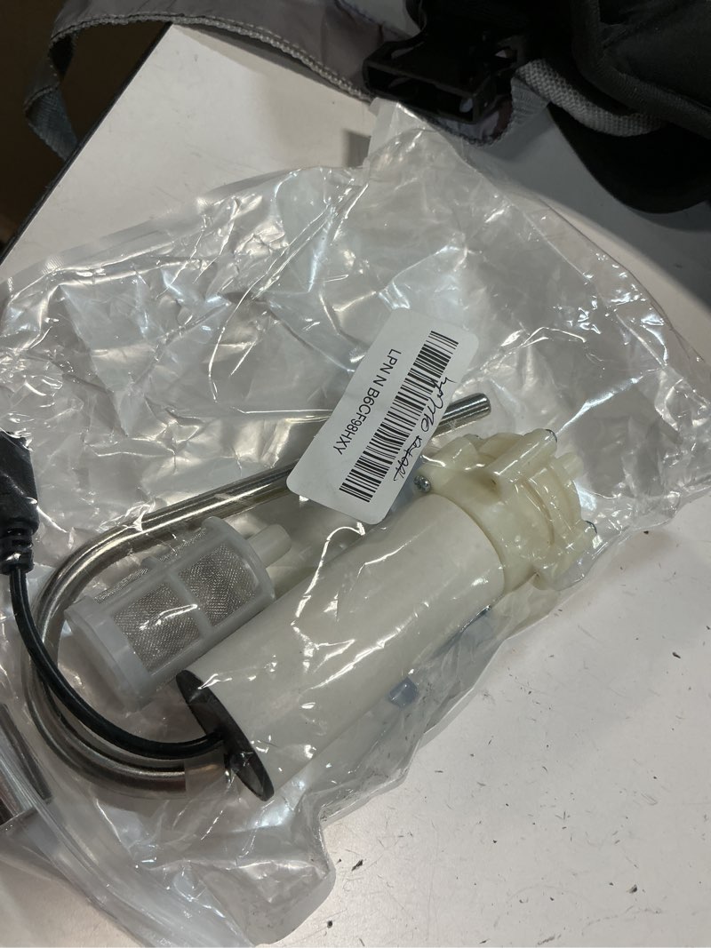 Condition photo showing As Is for electric water transfer pump 110v speed adjustable for ice maker,coffee machine,water cooling,food grade auto siphon self priming diaphragm pumps for bottling wine,beer and beverages,2l/min,low noise black-with speed adjustable