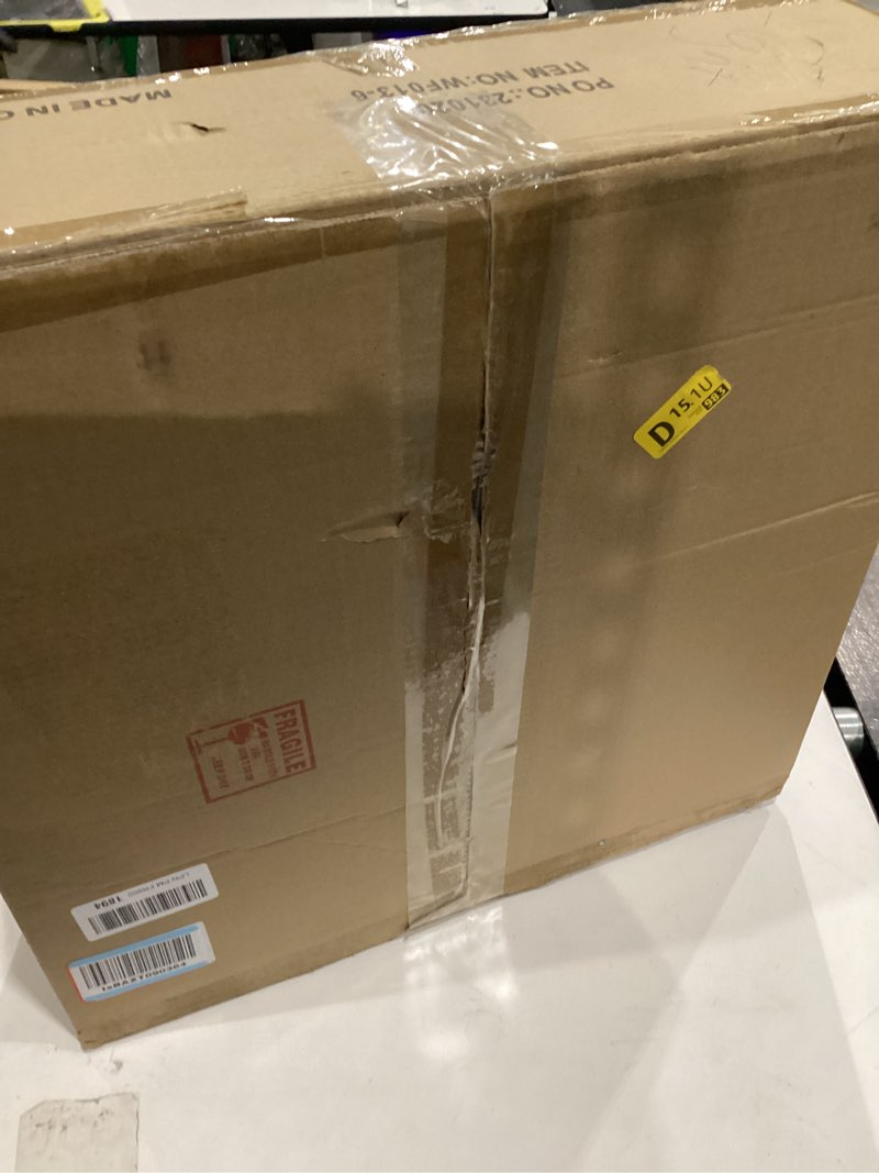 Condition photo showing New/Like New for 6-Lights Hand-Woven Rattan Pendant Light 4 Round Transitional Minimalist Boho Large Pendant Light for Kitchen Island Dining Room Living Room Hallway, Dia 20 Inch, UL Listed A-Brass