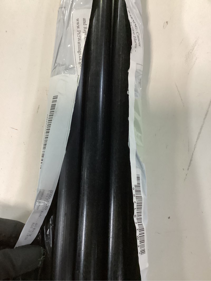 Condition photo showing As Is for uxcell 5 Pcs Black Plastic Rods 20.5 x 500mm ABS Styrene Round Stick Round Solid Bar DIY Model for DIY Toys Building Making Architectural Model Making 5/6" x 20" Black 5
