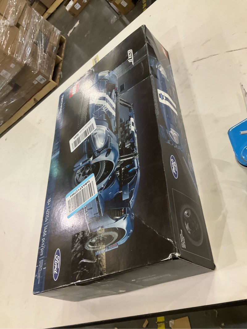 Condition photo showing As Is for LEGO Technic 2022 Ford GT 42154 Car Model Kit for Adults to Build, Collectible Set, 1:12 Scale Supercar with Authentic Features, Gift Idea That Fuels Creativity and Imagination