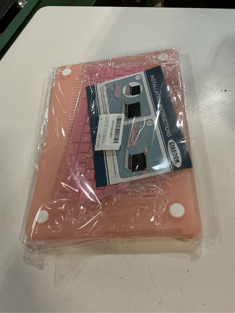 Condition photo showing Good Condition for cissook baby pink case for macbook air 15 inch 2023 2024 2025 2026 release, chalk pink hard shell cover keyboard cover screen protector for macbook air 15 m2 m3 m4 m5 model a2941 a3114 a3241 a3448