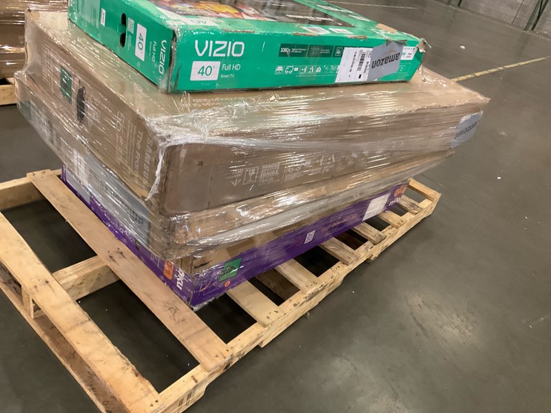 Gm pallet, 5 tv’s damaged