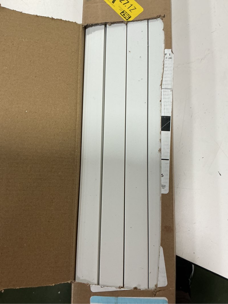 Condition photo showing As Is for Cord Covers for Wires on Wall Extra-Long, 26.25ft TV Cord Hider Kit, Paintable Cable Management Concealer, White Cord Raceway Channel, 8 x L39in x W0.95in x H0.55in White Medium 8 x L39in