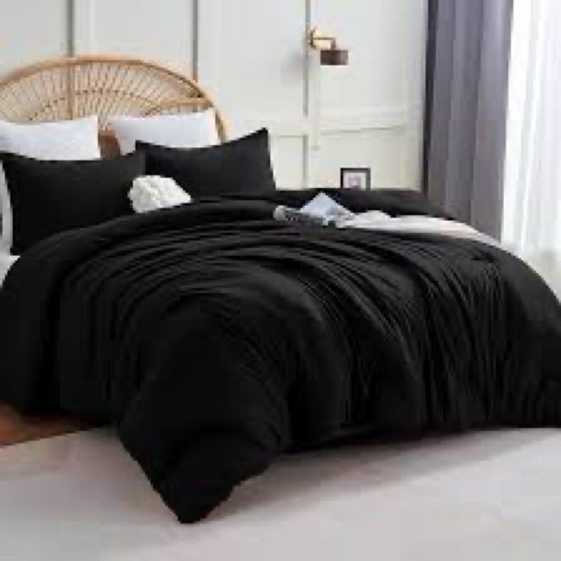 black comforter as is