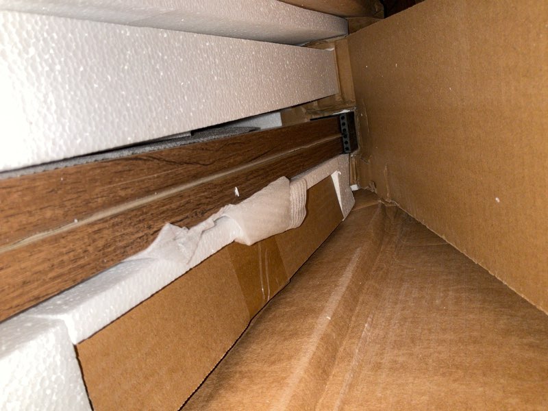 Condition photo showing Good Condition for VASAGLE Coffee Table Lift Top, 3 in 1 Center Table with Storage, Gas Spring, 2 Drawers and 3 Hidden Compartments, Open Shelf, for Living Room, Home Office, Honey Brown and Rustic White ULCT254W01 With 2 Drawers 19.7"D x 39.4"W x 19.3"H Honey Brown + Rustic White