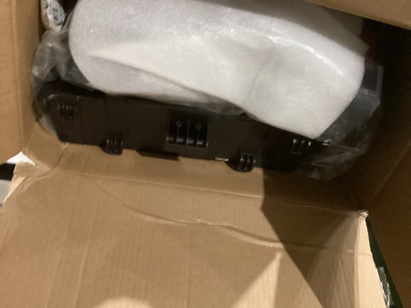 Condition photo showing Good Condition for diono radian 3r, all-in-one convertible car seat, rear and forward facing, 10 years 1 car seat, slim fit 3 across, black storm radian 3r fits 3 across black storm