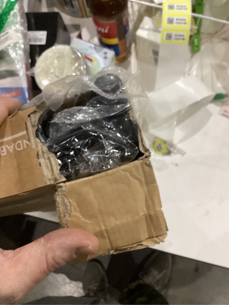 Condition photo showing New/Like New for STORAGE MANIAC Long Expandable Shoe Rack, 18 Pairs Metal Wide Stackable Shoe Rack, Adjustable Shoes Shelf, Freestanding Shoes Organizer for Closet, Entryway, Hallway, Garage, Front Door, 3 Tiers Black 3-tier