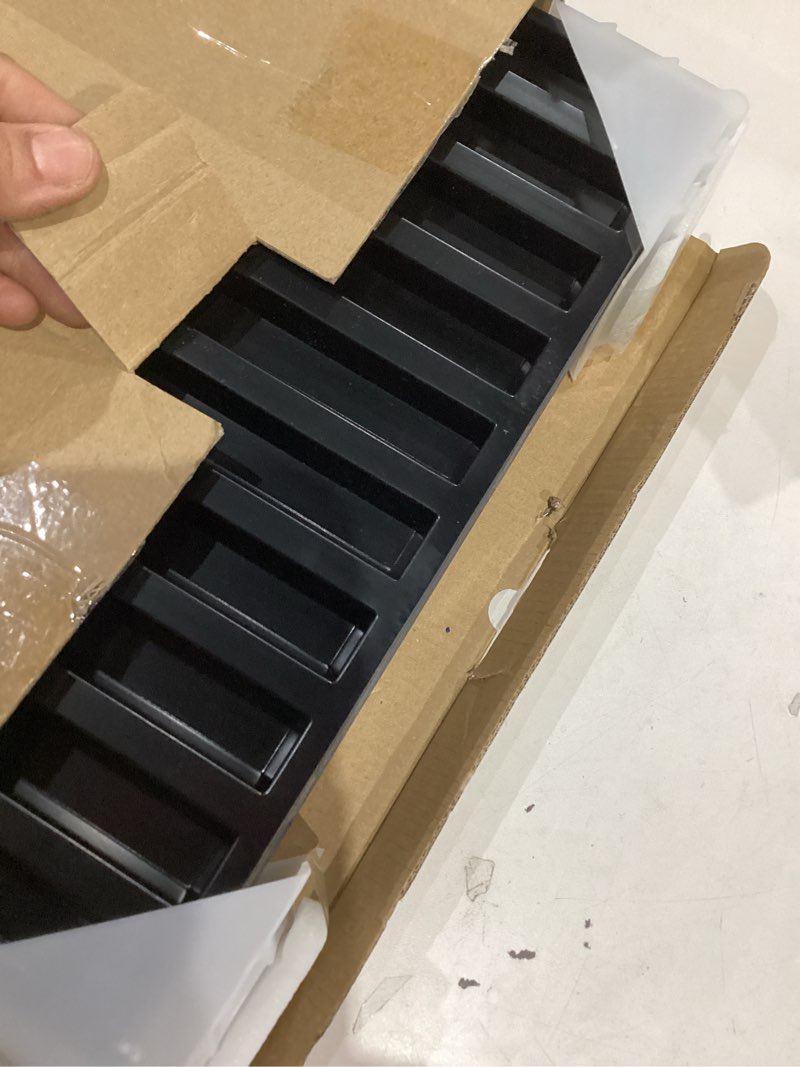 Condition photo showing New/Like New for Heikki 30 Pack 3D Wall Panel for Interior Wall Décor, PVC Flower Textured Wall Panels for Living Room Bedroom Hotel Office, 11.8"x11.8", Double-Sided Tape (Black-XHT)