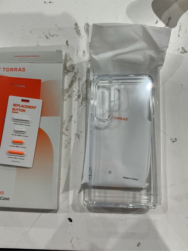 Condition photo showing Good Condition for torras for samsung galaxy s26 ultra case clear, [2026 upgraded non-yellowing] [12ft military-grade protection] transparent slim case for samsung s26 ultra case thin, diamond clear, hard, 6.9" s26 ultra 6.9'' clear