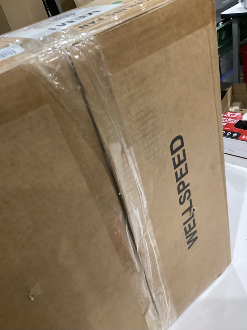 Condition photo showing Good Condition for Modern Ceiling Fans with Lights - 42 inch Low Profile Ceiling Fan with Light and Remote, Flush Mount Reversible DC Motor, 6-Speed Quiet LED Dimmable for Bedroom, Indoor and Outdoor, Patios Black Black 42 inch-flush mount