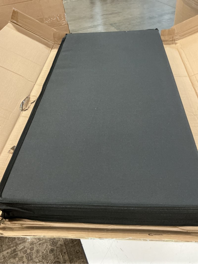 Condition photo showing Good Condition for 10mm bunkie board bunkie full size 54 x 75'' board moisture resistant sleeper sofa support under mattress for metal frame low profile bed support, platform bed and couch(black) full size (54x75'') black
