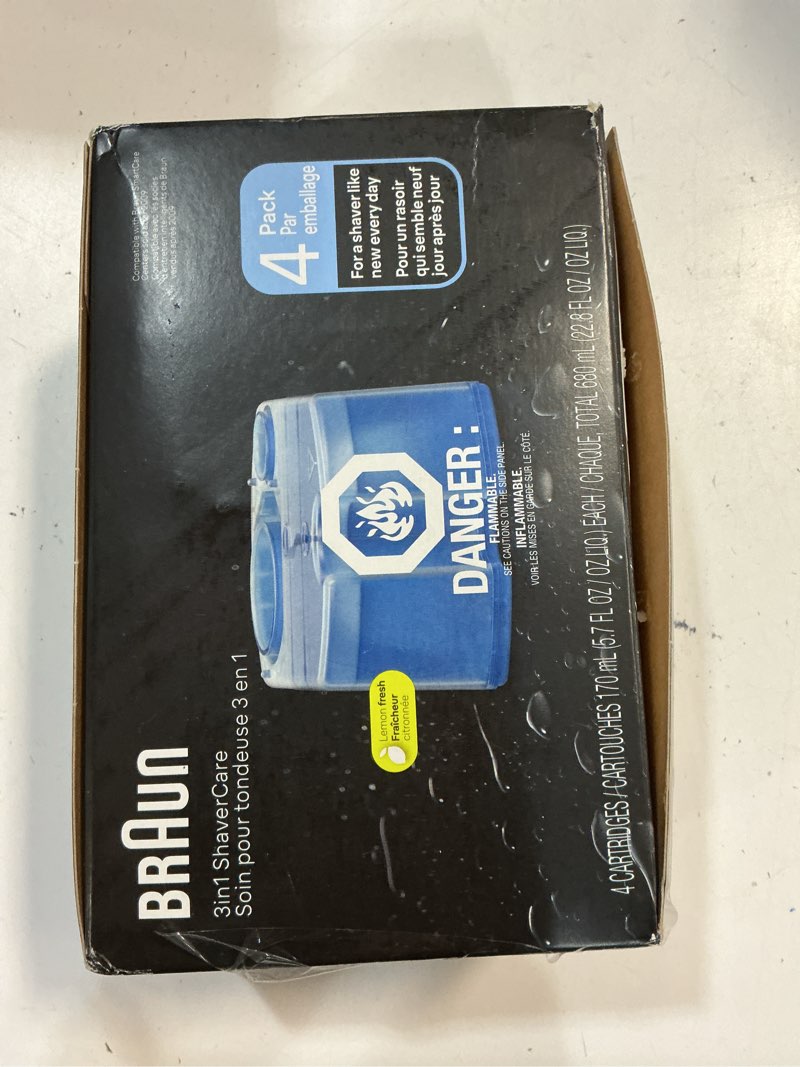 Condition photo showing New/Like New for braun - clean&renew cartridge refills (4-pack) - blue