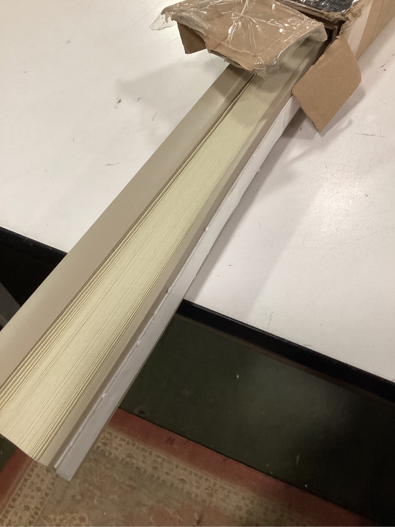 Condition photo showing As Is for ( incomplete) Redi Shade No Tools Easy Lift Trim-at-Home Cordless Cellular Light Filtering Fabric Shade Natural, 36\" W x 64\" L, (Fits windows 19\"- 36\") Natural 36\"W x 64\"H