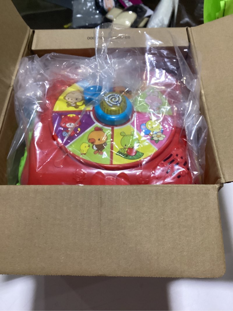 Condition photo showing As Is for VTech Sort and Discover Activity Cube (Frustration Free Packaging), Red Red Frustration Free Packaging
