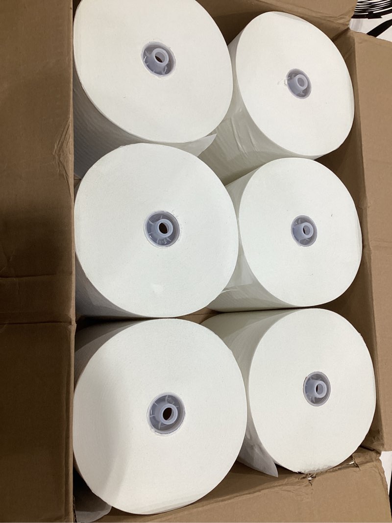 Condition photo showing New/Like New for pacific blue ultra 8” high-capacity recycled paper towel roll by gp pro (georgia-pacific), white, 26490, 1150 feet per roll, 6 rolls per case white 6 roll refill