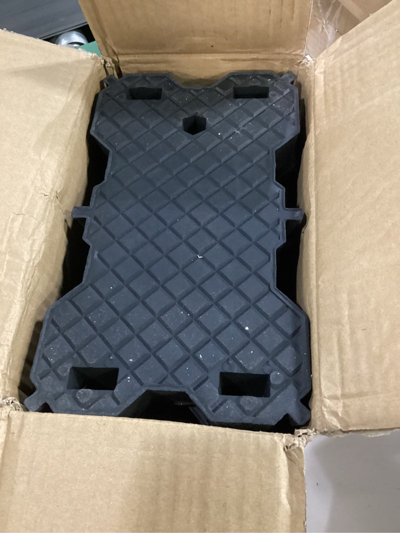 Condition photo showing Good Condition for kohree 4 pack rv stabilizer jack pads, sturdy rv leveling scissor jack block, stabilizer pad solid rubber protection foot for 8.75"-9.5" length rv stabilizer jack, black