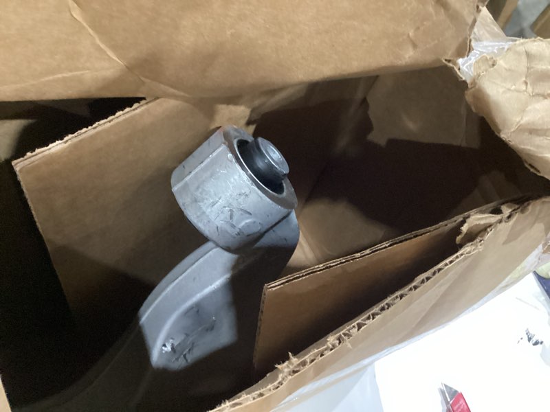 Condition photo showing As Is for applianpar front right lower control arm with ball joint and bushing for infiniti q50 2014-2020, q60 2017-2020
