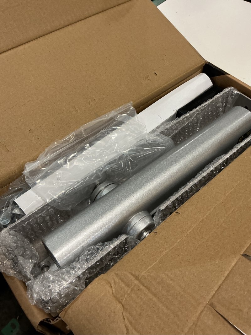Condition photo showing Good Condition for lynn hardware heavy duty automatic door closer (silver) - commercial grade, contractors choice, adjustable speed & force, delayed closing timer, 3 mounting options, 3 hour fire rated (dc8016 model) aluminum