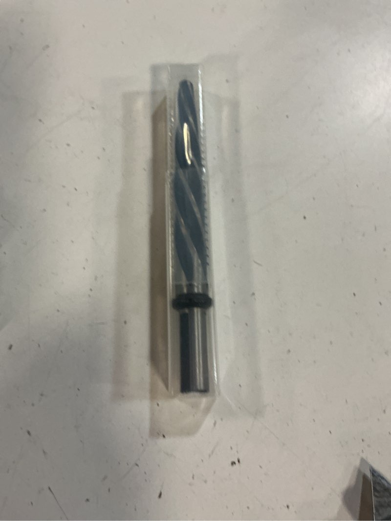 Condition photo showing New/Like New for 5/8" reamer bit for steel metal wood,hss 5/8" tapered reamer drill bit bridge/construction with 1/2" shank chuck alloy to align existing hole and enlarge hole | for steel metal alloy wood plastic,m2 hss taper chucking,1/2" non-slip shank chuck,align or enlarge hole, 5-spiral flutes 5/8 in 1pcs
